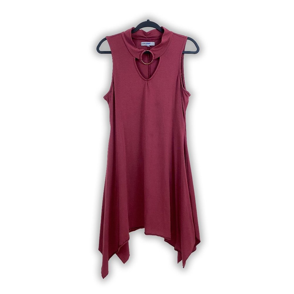 Bailey Blue Red Sleeveless Mini Dress XL